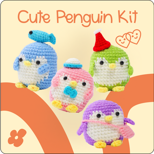 Cute Penguin Kit - Color Variety