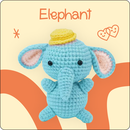 Elephant crochet kit