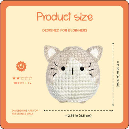 Kitty Cat crochet kit
