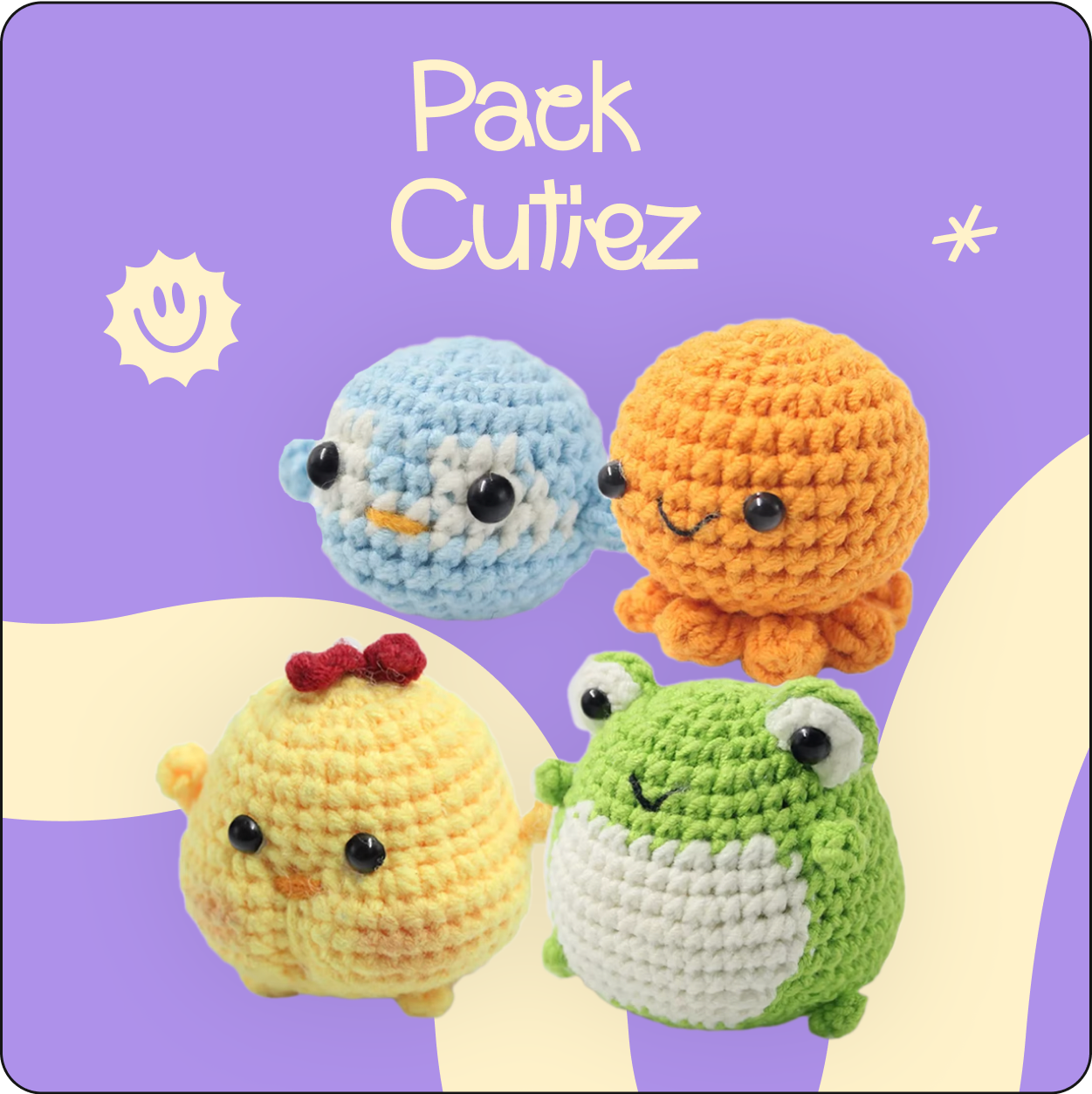 Cutiez Pack crochet kit