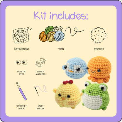 Cutiez Pack crochet kit