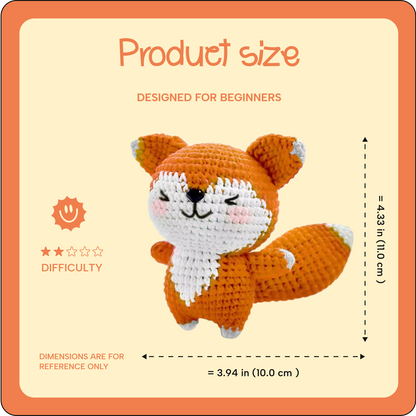 Little Fox crochet kit