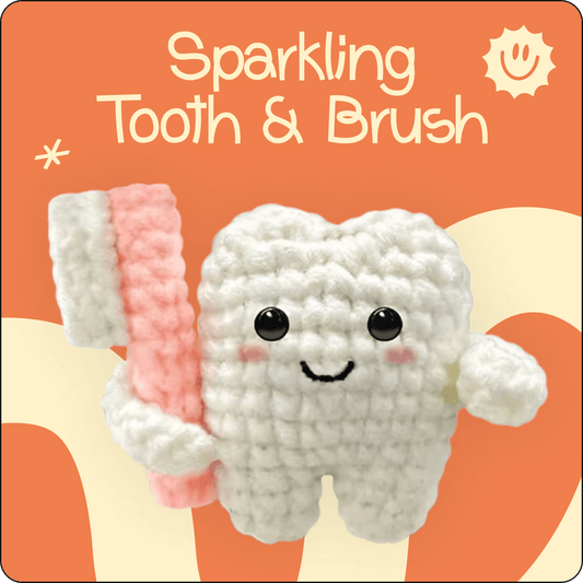 Sparkling Tooth & Brush crochet kit