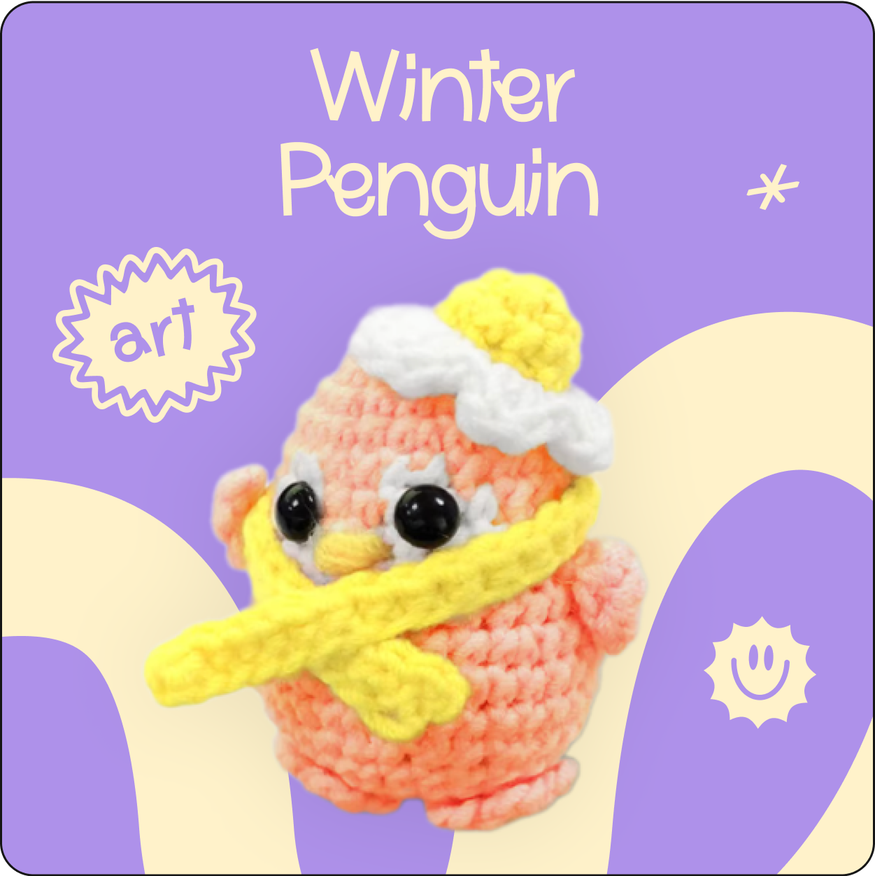 Winter Penguin crochet kit