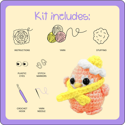 Winter Penguin crochet kit