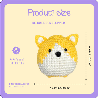 Yellow Cat crochet kit